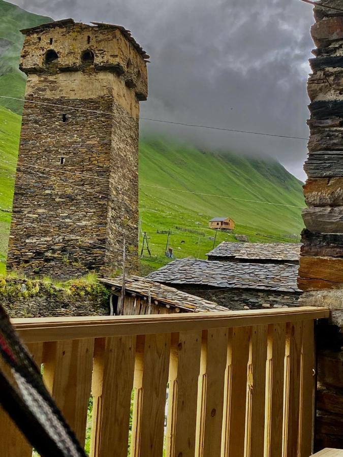Hotel Nizharadze'S Tower Ushguli Exterior foto